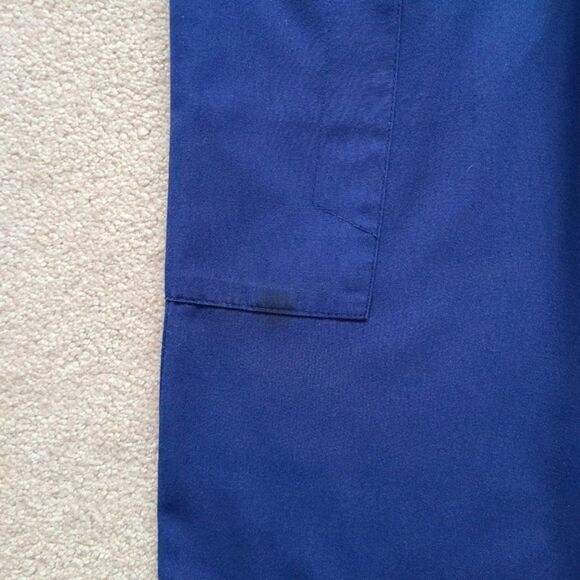 Scrubstar Women Blue Pull On Cargo Scrub Pants XS - Picture 14 of 15